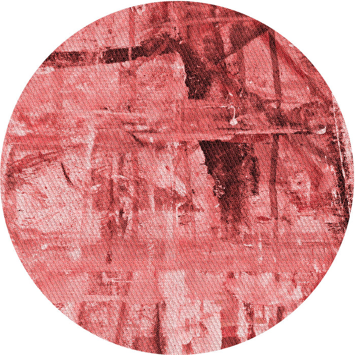 Square Patterned Red Rug, pat36rd