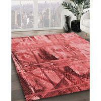 Patterned Red Rug, pat36rd