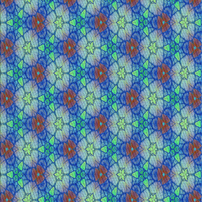 Patterned Sapphire Blue Rug, pat360lblu