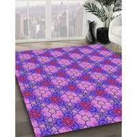 Patterned Purple Rug, pat360pur