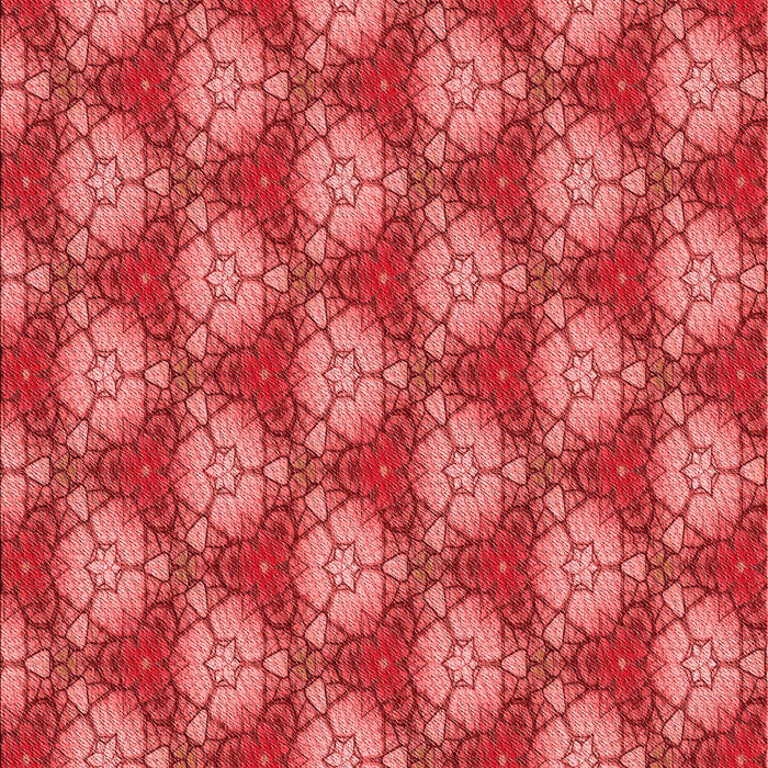 Patterned Red Rug, pat360rd