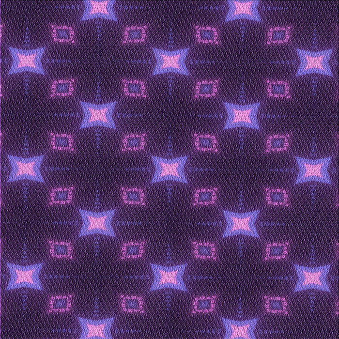 Round Patterned Dark Purple Rug, pat3600pur