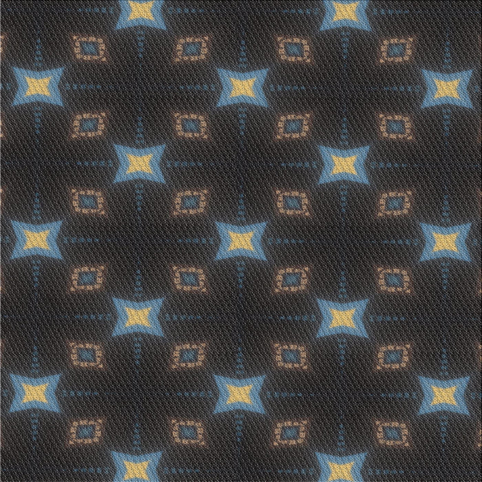 Square Patterned Gray Novelty Rug, pat3600