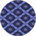 Square Machine Washable Transitional Midnight Blue Rug in a Living Room, wshpat3601blu