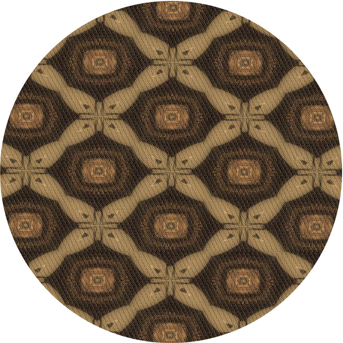 Square Machine Washable Transitional Light Brown Rug in a Living Room, wshpat3601brn