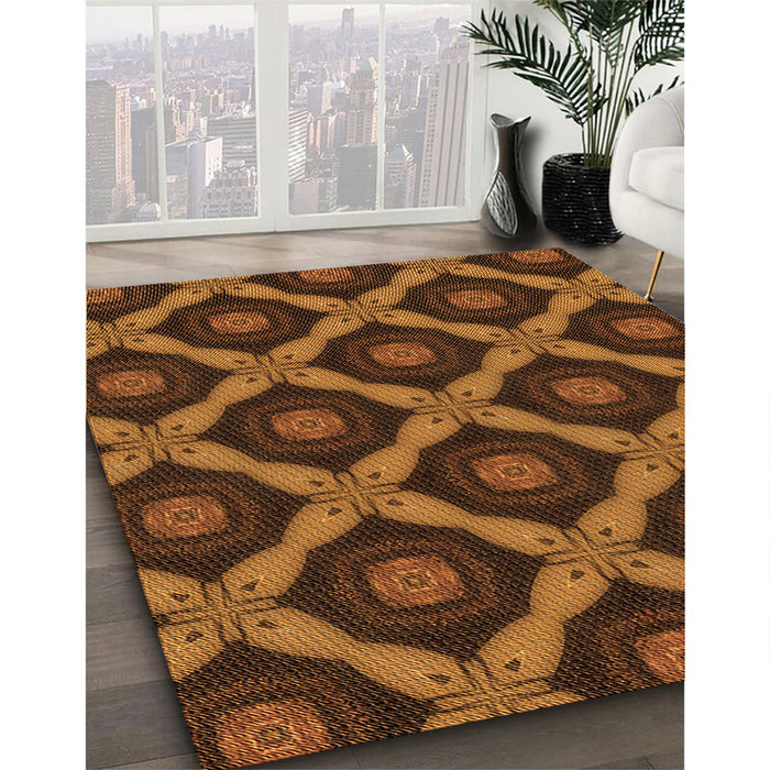 Machine Washable Transitional Night Red Rug in a Family Room, wshpat3601org
