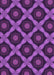 Machine Washable Transitional Purple Rug, wshpat3601pur