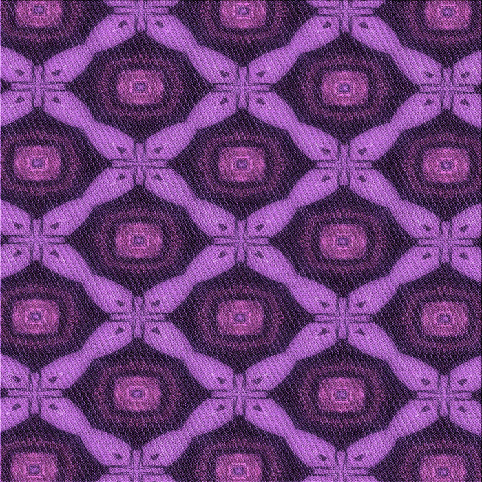 Round Machine Washable Transitional Purple Rug, wshpat3601pur