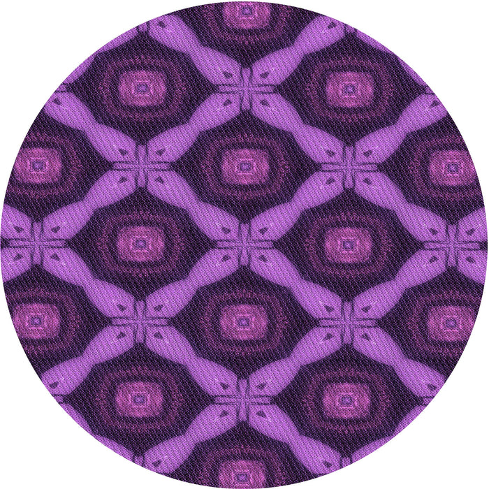 Square Machine Washable Transitional Purple Rug in a Living Room, wshpat3601pur