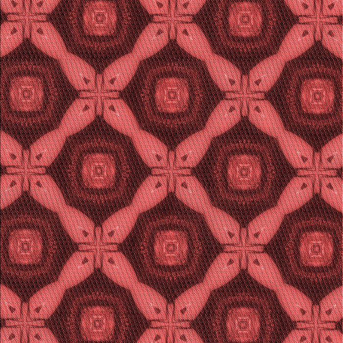 Machine Washable Transitional Cranberry Red Rug, wshpat3601rd