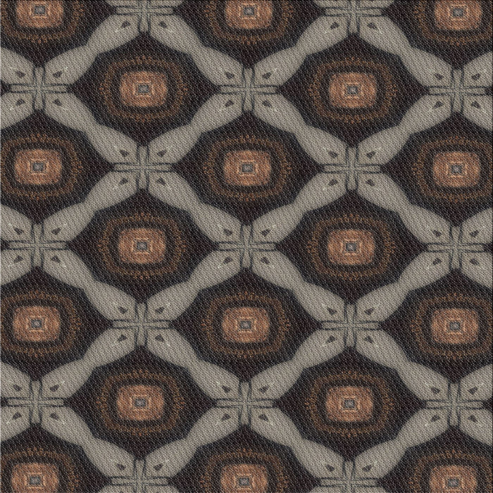 Sideview of Patterned Mid Gray Abstract Machine Washable Rug, wshpat3601