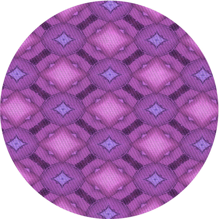 Square Machine Washable Transitional Dark Orchid Purple Rug in a Living Room, wshpat3602pur