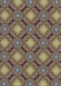 Patterned Dark Brown Abstract Machine Washable Rug, wshpat3602