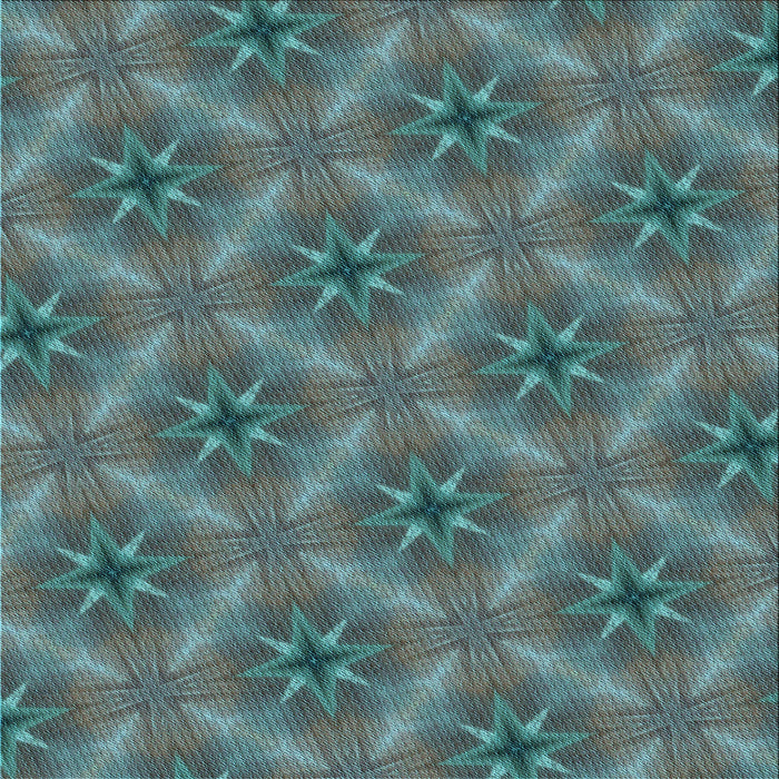 Round Patterned Seafoam Green Rug, pat3603lblu