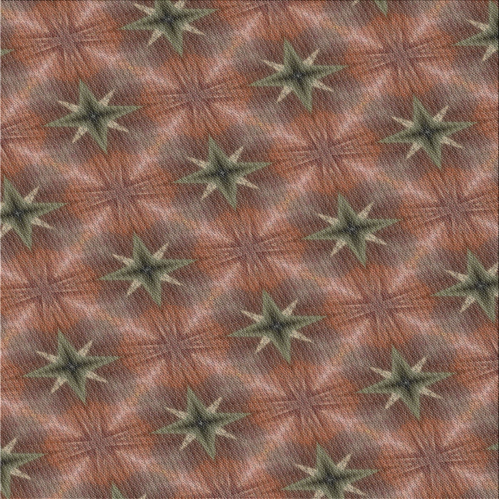 Square Patterned Light Copper Gold Novelty Rug, pat3603
