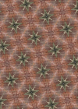 Patterned Light Copper Gold Novelty Rug, pat3603