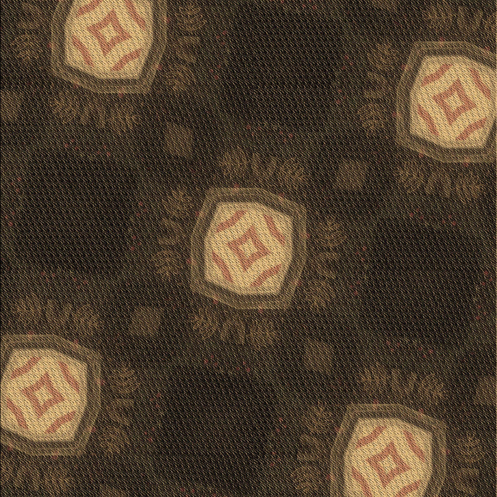 Patterned Red Brown Rug, pat3604brn