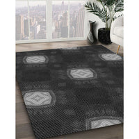 Patterned Ash Gray Rug, pat3604gry