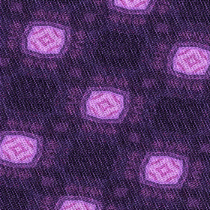 Round Machine Washable Transitional Dark Orchid Purple Rug, wshpat3604pur