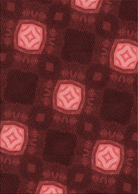 Machine Washable Transitional Maroon Red Rug, wshpat3604rd