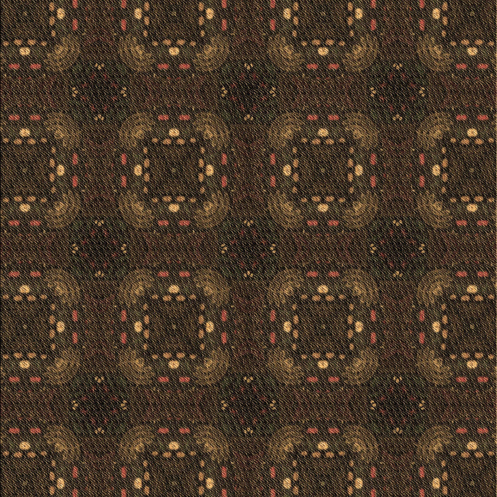 Machine Washable Transitional Red Brown Rug, wshpat3605brn