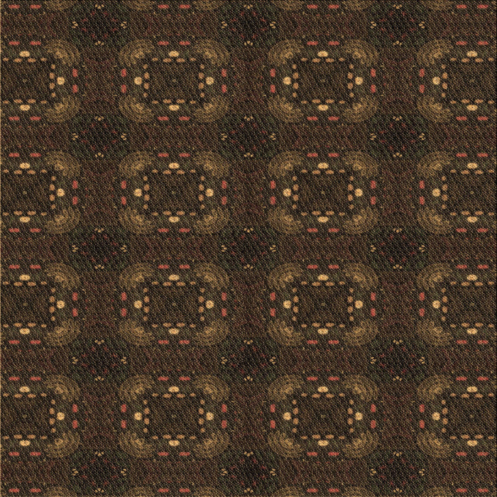 Round Machine Washable Transitional Red Brown Rug, wshpat3605brn