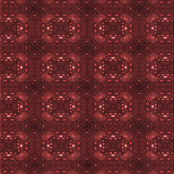 Round Patterned Maroon Red Rug, pat3605rd