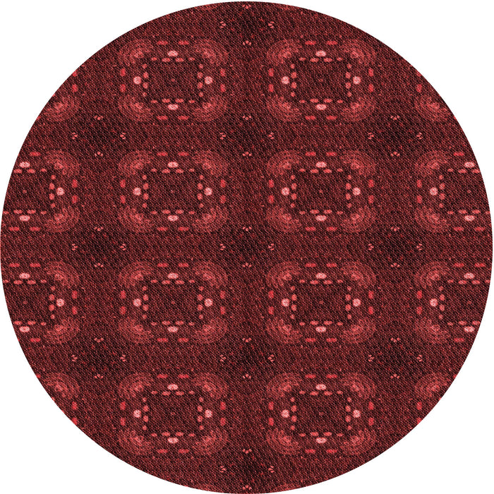 Square Machine Washable Transitional Maroon Red Rug in a Living Room, wshpat3605rd