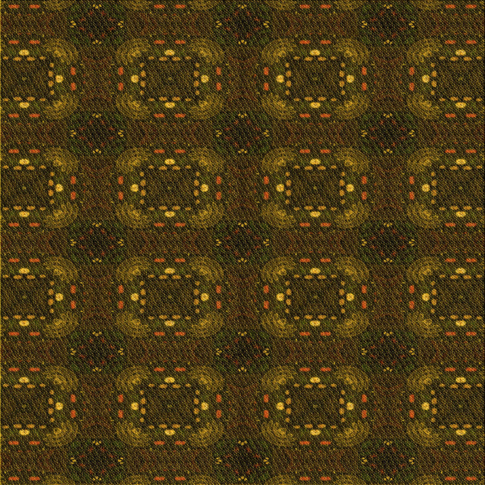 Round Patterned Dark Bronze Brown Rug, pat3605yw