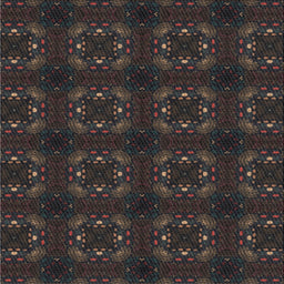 Square Patterned Mid Gray Novelty Rug, pat3605