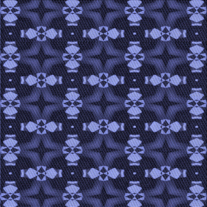 Round Patterned Night Blue Rug, pat3606blu