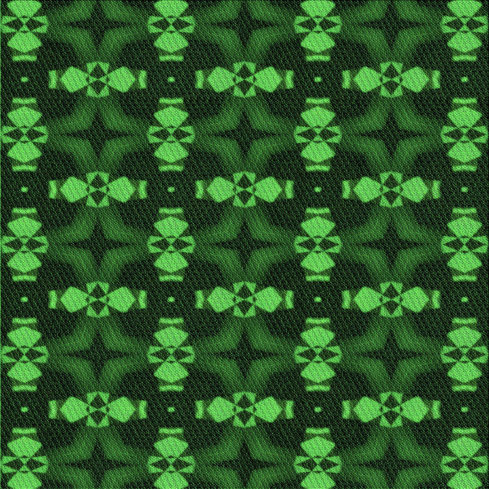 Round Patterned Dark Forest Green Rug, pat3606grn