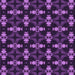 Round Patterned Dark Orchid Purple Rug, pat3606pur