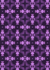 Machine Washable Transitional Dark Orchid Purple Rug, wshpat3606pur