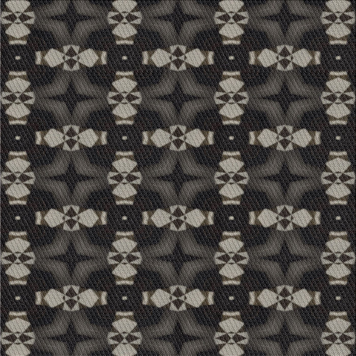 Square Patterned Army Brown Novelty Rug, pat3606