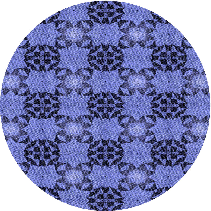 Square Machine Washable Transitional Sky Blue Rug in a Living Room, wshpat3607blu