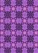 Patterned Bright Purple Rug, pat3607pur