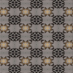 Sideview of Machine Washable Transitional Mocha Brown Rug, wshpat3607