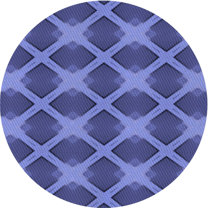 Square Machine Washable Transitional Light Slate Blue Rug in a Living Room, wshpat3608blu