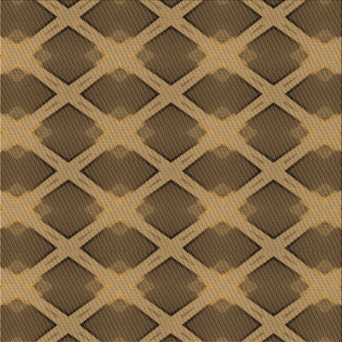 Round Patterned Cinnamon Brown Rug, pat3608brn