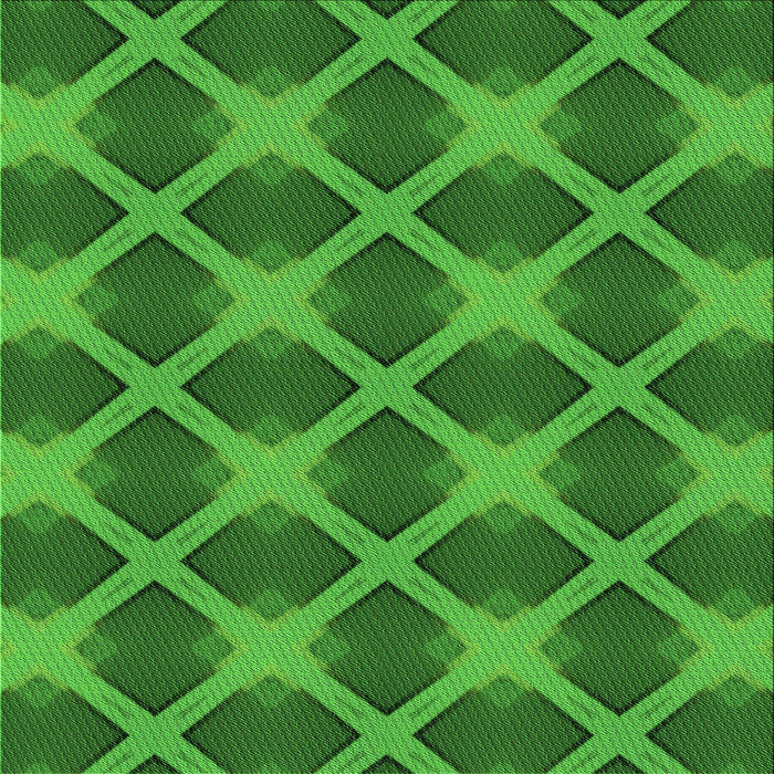 Round Patterned Green Rug, pat3608grn