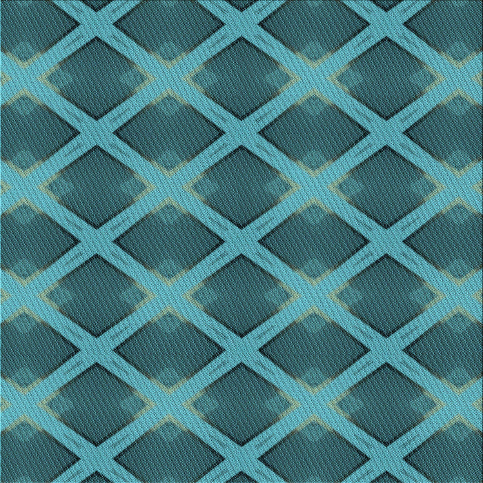 Round Machine Washable Transitional Dark Turquoise Green Rug, wshpat3608lblu