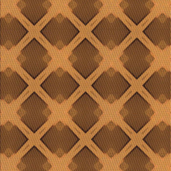 Patterned Saddle Brown Rug, pat3608org