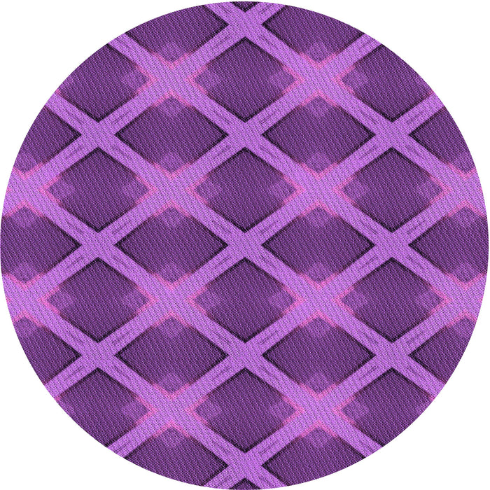 Square Patterned Bright Purple Rug, pat3608pur