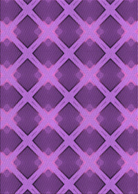 Machine Washable Transitional Bright Purple Rug, wshpat3608pur