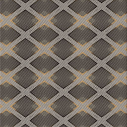 Sideview of Machine Washable Transitional Mocha Brown Rug, wshpat3608