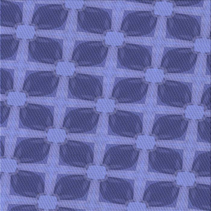 Round Patterned Light Slate Blue Rug, pat3609blu