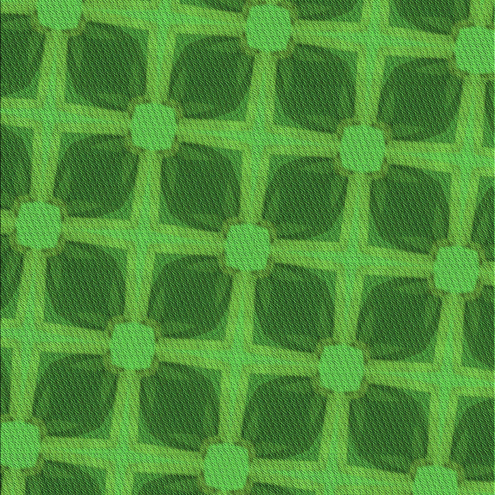 Machine Washable Transitional Green Rug, wshpat3609grn