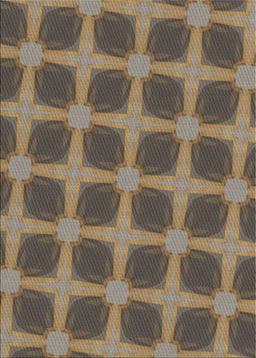 Machine Washable Transitional Dark Brown Rug, wshpat3609