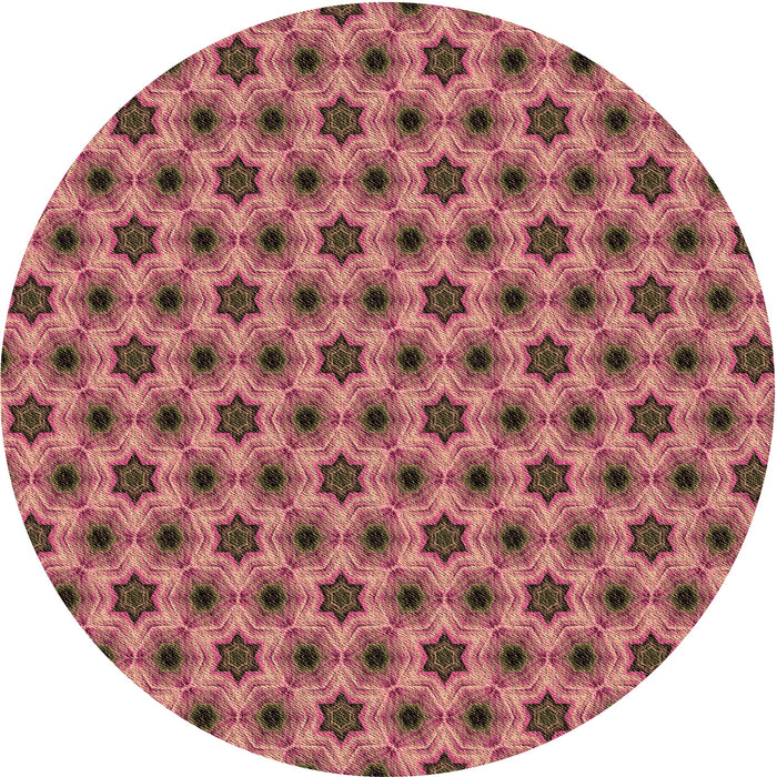 Square Patterned Sunrise Orange Rug, pat361brn